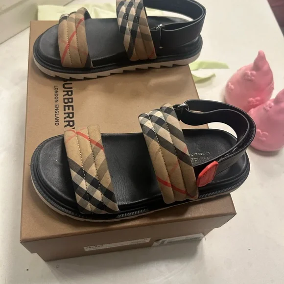 KIDS BURBERRY CHILDRENS SANDALS - Picture 3 of 6